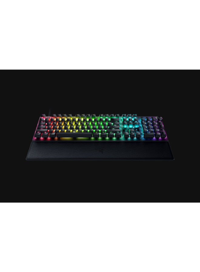 RAZER - Huntsman V3 Pro Mechanical Keyboard, Analog Optical Switch Gen-2, Firm Leatherette Wrist Rest, Doubleshot PBT Keycaps, Detachable Type-C Cable, ENG (US) Layout, Black - Image 1