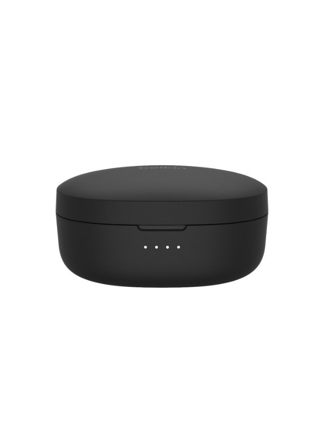 belkin - SoundForm Bolt True Wireless Earphones | Bluetooth 5.2 Earbuds, 33hrs Battery life, 2 Mics, Clear Calls, IPX4 Rating, Portable, Stereo HiFi Sound, Tap Control, For Apple/Android OS Black - Image 1