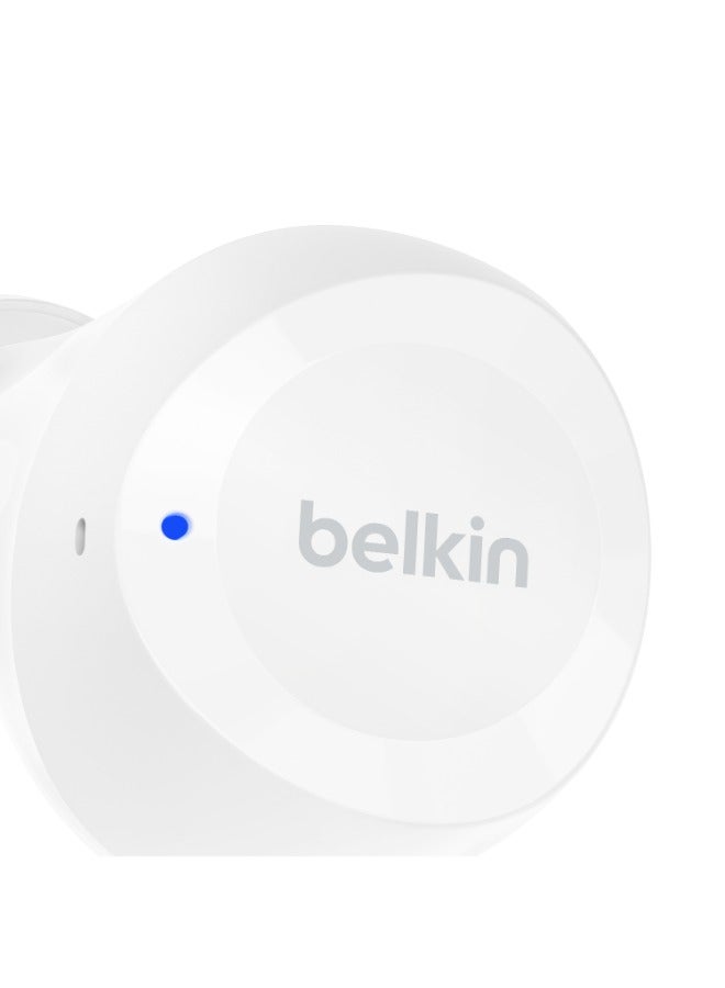 belkin SoundForm Bolt True Wireless Earphones With Dual Mic And Stereo HiFi Sound White  - Image 4
