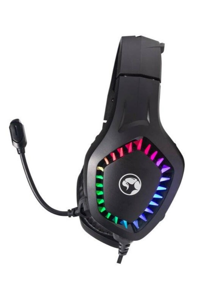 MARVO H8360  Wired Gaming Headset Black - Image 2