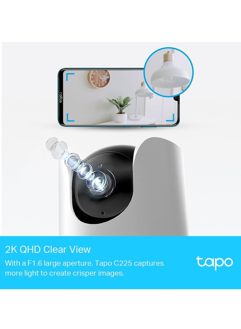 كاميرا مراقبة Tapo C225 2K QHD Pan/Tilt، اكتشاف الذكاء الاصطناعي، حماية الخصوصية، مستشعر ضوء النجوم، صوت ثنائي الاتجاه، رؤية ليلية، تخزين بطاقة Cloud وSD، تعمل مع Alexa - pnsku/N70019309V/45/_/1698399061/827d03b9-9883-4078-93dc-4ca4bc6b55e4