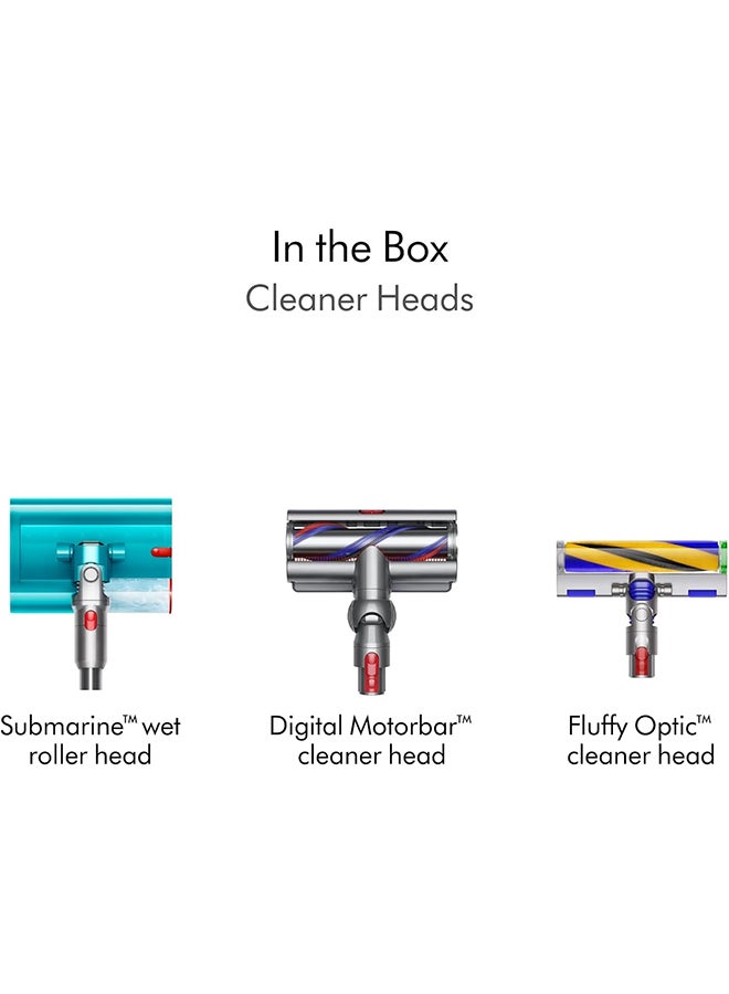 dyson Detect Submarine​ Wet & Dry Vacuum 660 W V15 Detect Submarine Yellow/Nickel  - Image 3