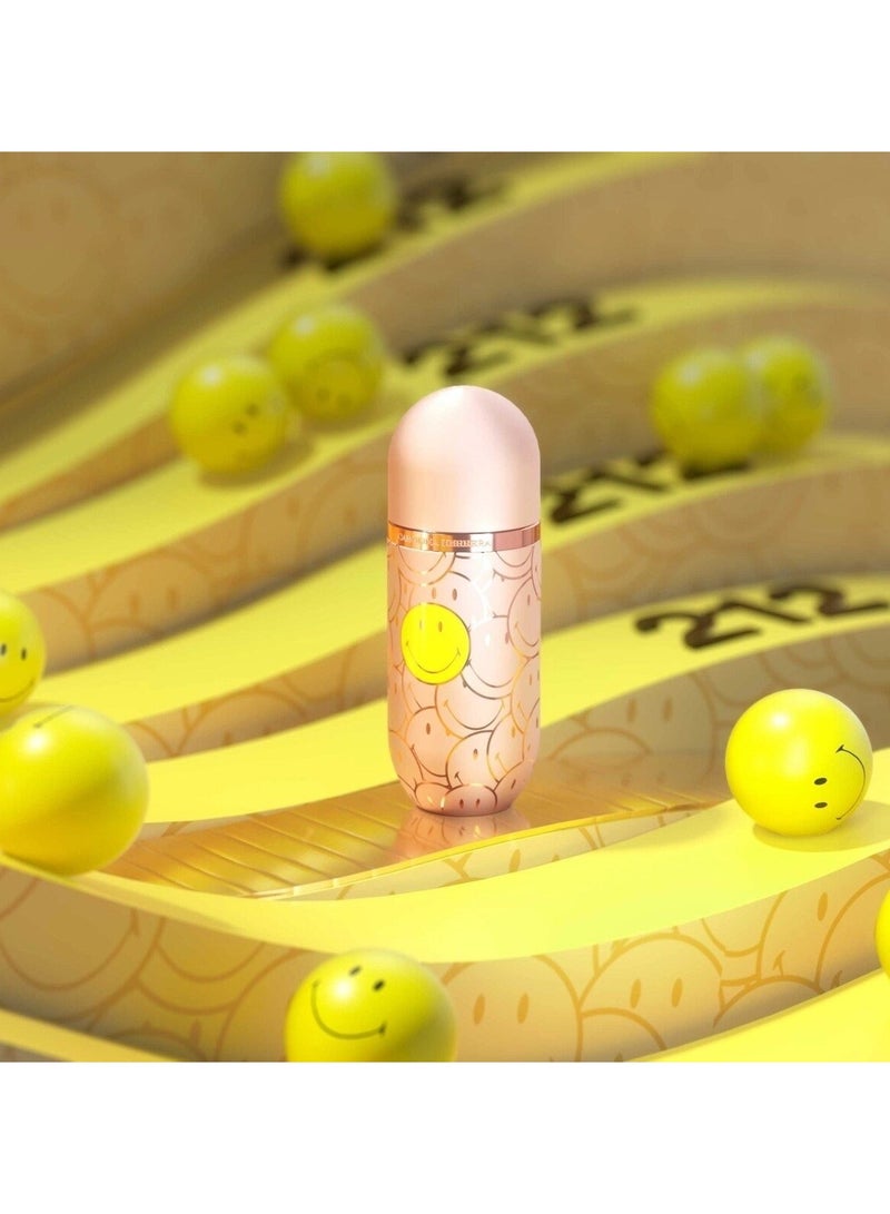 CAROLINA HERRERA 212 VIP Rose Smiley Limited Edition EDP For Women 80ml - Image 3