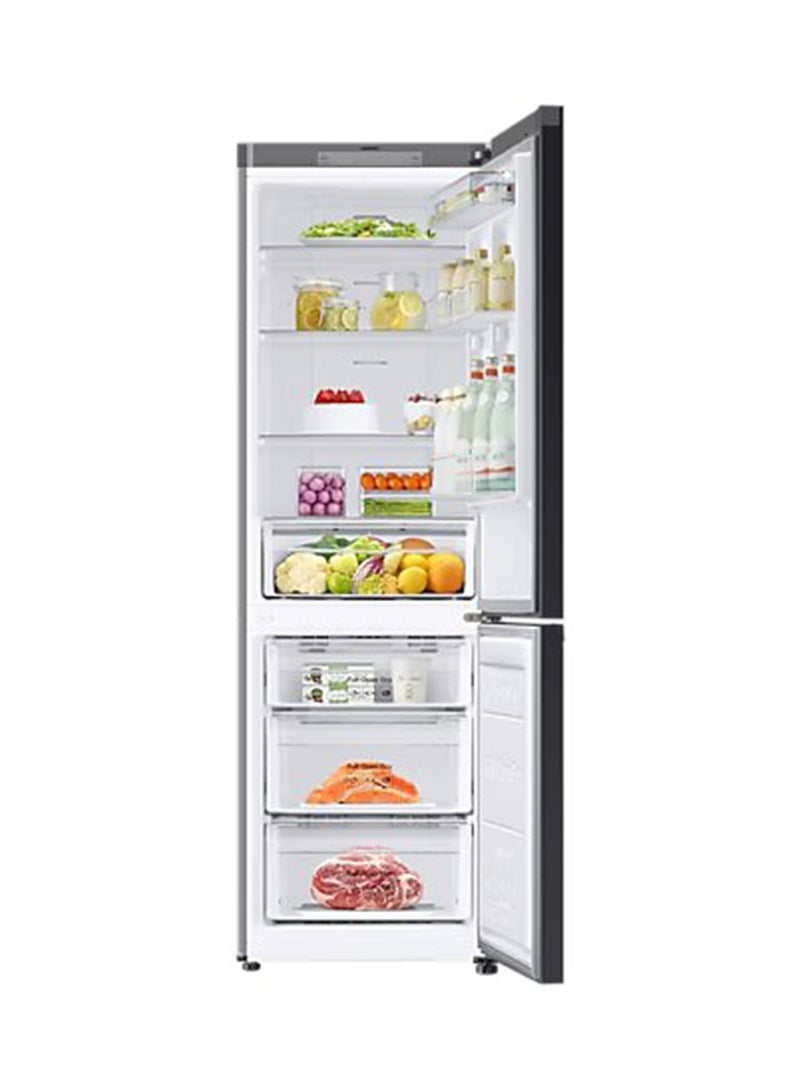 Samsung - 350L Gross Capacity - 328L Net Capacity, Bottom Mount Refrigerator, Bespoke, No Frost, Power Cool/Freeze, All Around Cooling RB33A300405/AE Cotta Charcoal - Image 1