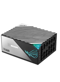 ASUS Rog Thor 1600W ATX Power Supply Unit, With Aura Sync & OLED Display, 1600W Power, 80 Plus Titanium Certification, 135mm PWM Fan, 0dB Cooling, Modular Black  - Image 4