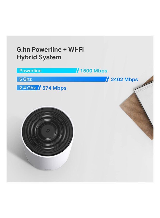TP-LINK - Deco Powerline Mesh WiFi 6 System (Deco PX50), Covers up to 6,500 sq.ft, Replaces Routers and Extenders, Signal Through Walls and Floors, Compatible with Alexa and Google Home, 3-Pack White - Image 1