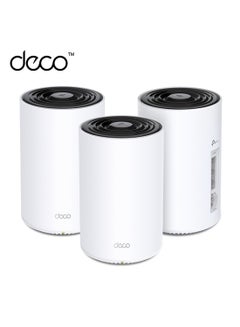TP-LINK Deco Powerline Mesh WiFi 6 System (Deco PX50), Covers up to 6,500 sq.ft, Replaces Routers and Extenders, Signal Through Walls and Floors, Compatible with Alexa and Google Home, 3-Pack White  - Image 1