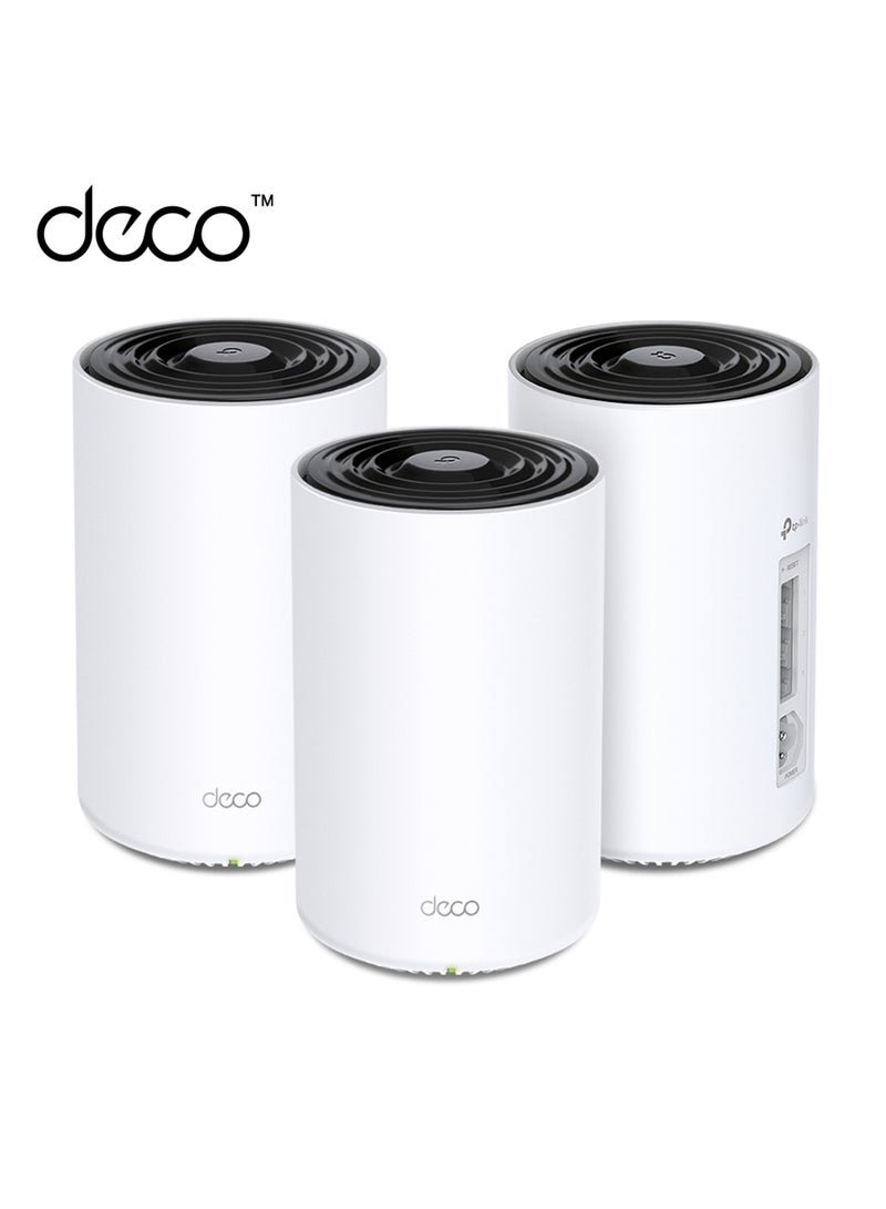 TP-LINK Deco Powerline Mesh WiFi 6 System (Deco PX50), Covers up to 6,500 sq.ft, Replaces Routers and Extenders, Signal Through Walls and Floors, Compatible with Alexa and Google Home, 3-Pack White  - Image 1