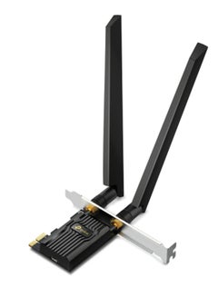 TP-LINK AXE5400 Wi-Fi 6E Bluetooth 5.2 PCIe Adapter Black  - Image 1