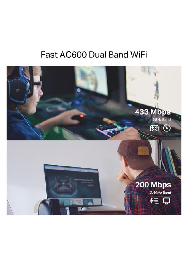 TP-LINK AC600 Wireless Dual Band PCI Express Adapter Black - Image 5