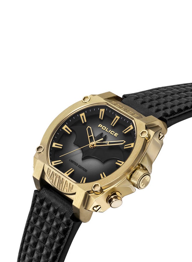 POLICE - Men's Analog Round Shape Leather Wrist Watch GD00226 - 45 Mm - Image 1