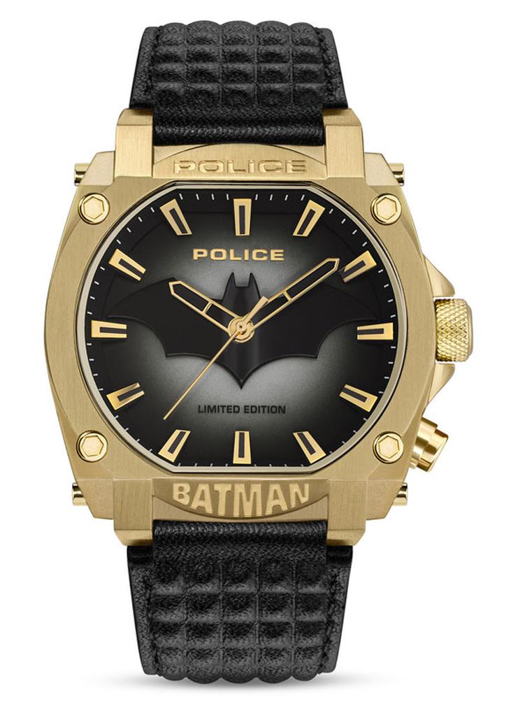 بوليس ساعة يد جلدية دائرية الشكل أنالوج GD00226 - 45 ملم - Image 1