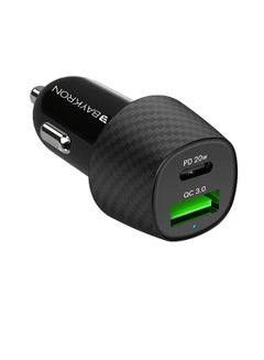 Baykron Smart Car Charger With 3 Charging Ports 20W Black  - Image 1