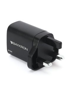 Baykron Portable Wall Charger With Power Delivery USB-C Black  - Image 5