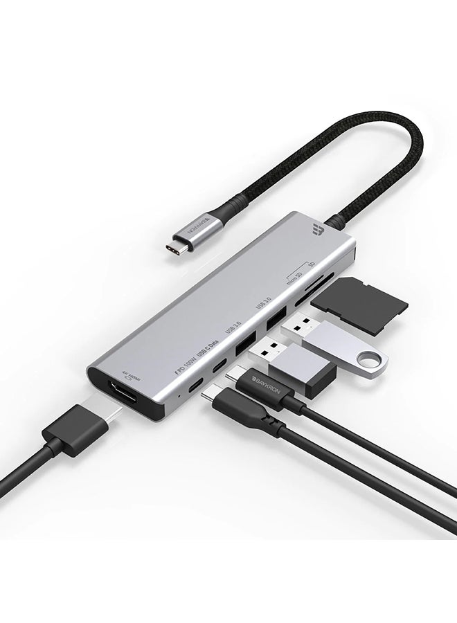 بايكرون Premium Explorer Multi-Hub USB-C Grey - Image 2
