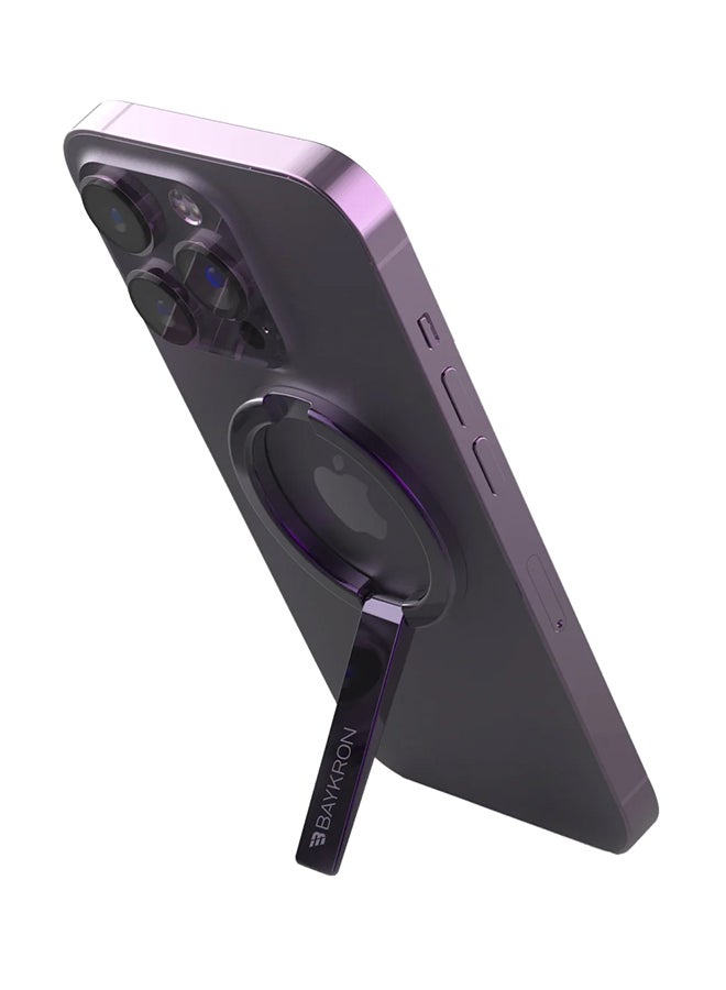Baykron Premium Mag Stand Compact Magnetic Stand With Magnetic Ring Purple - Image 1