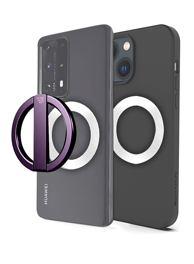 Baykron Premium Mag Stand Compact Magnetic Stand With Magnetic Ring Purple - Image 5