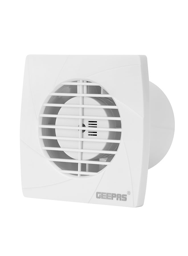 GEEPAS 4” Duct Fan, Rust Free, Speed- 1300 RPM, ABS Material, Ideal For Kitchen & Bathroom, 13W Power, Air Volume-150M3H, Noise-40dB 13 W GF21194 White  - Image 1