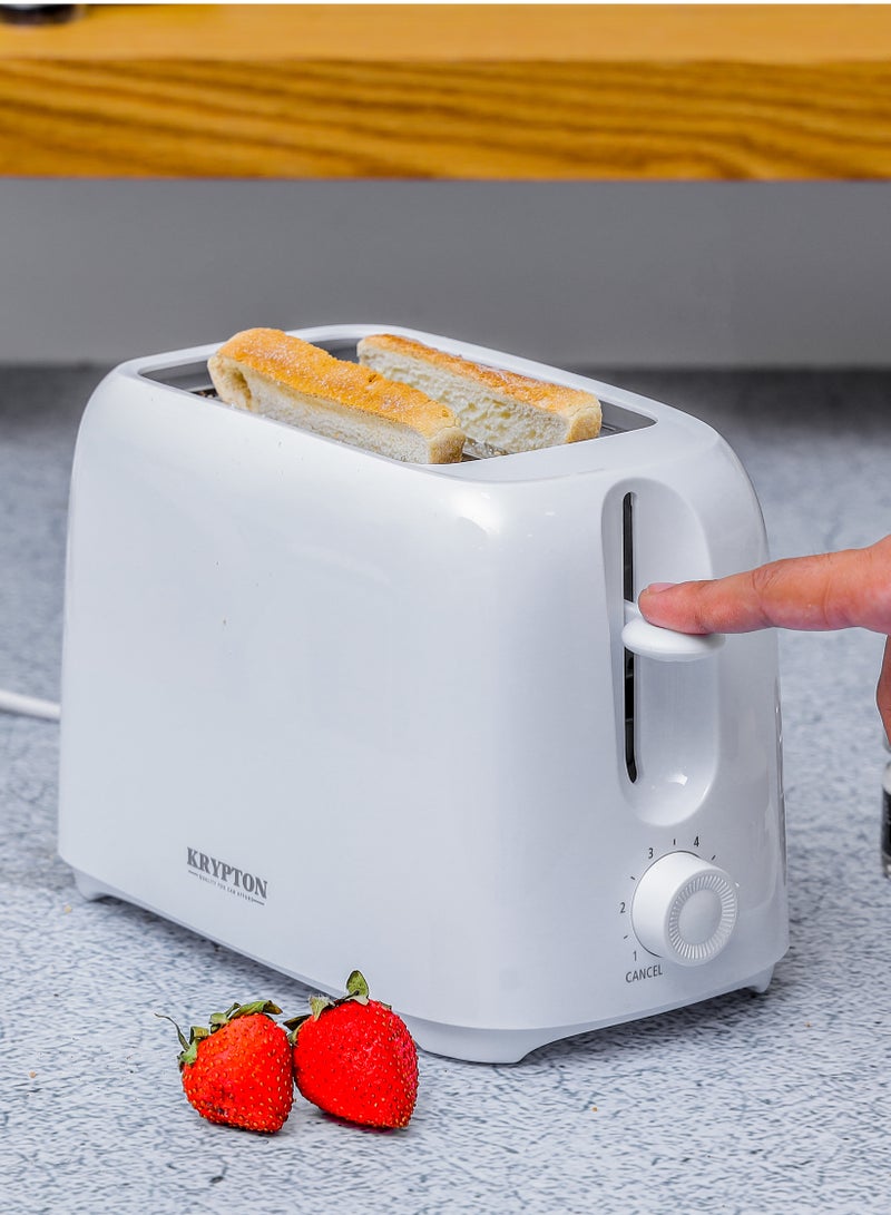 KRYPTON 700 Watt 2 Slice Slot Bread Toaster With 1.8 L Stainless Steel Electric Kettle combo set 700 W CKNBT6194+KNK6009 Multicolour  - Image 2