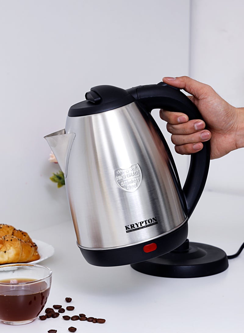 KRYPTON 700 Watt 2 Slice Slot Bread Toaster With 1.8 L Stainless Steel Electric Kettle combo set 700 W CKNBT6194+KNK6009 Multicolour  - Image 5