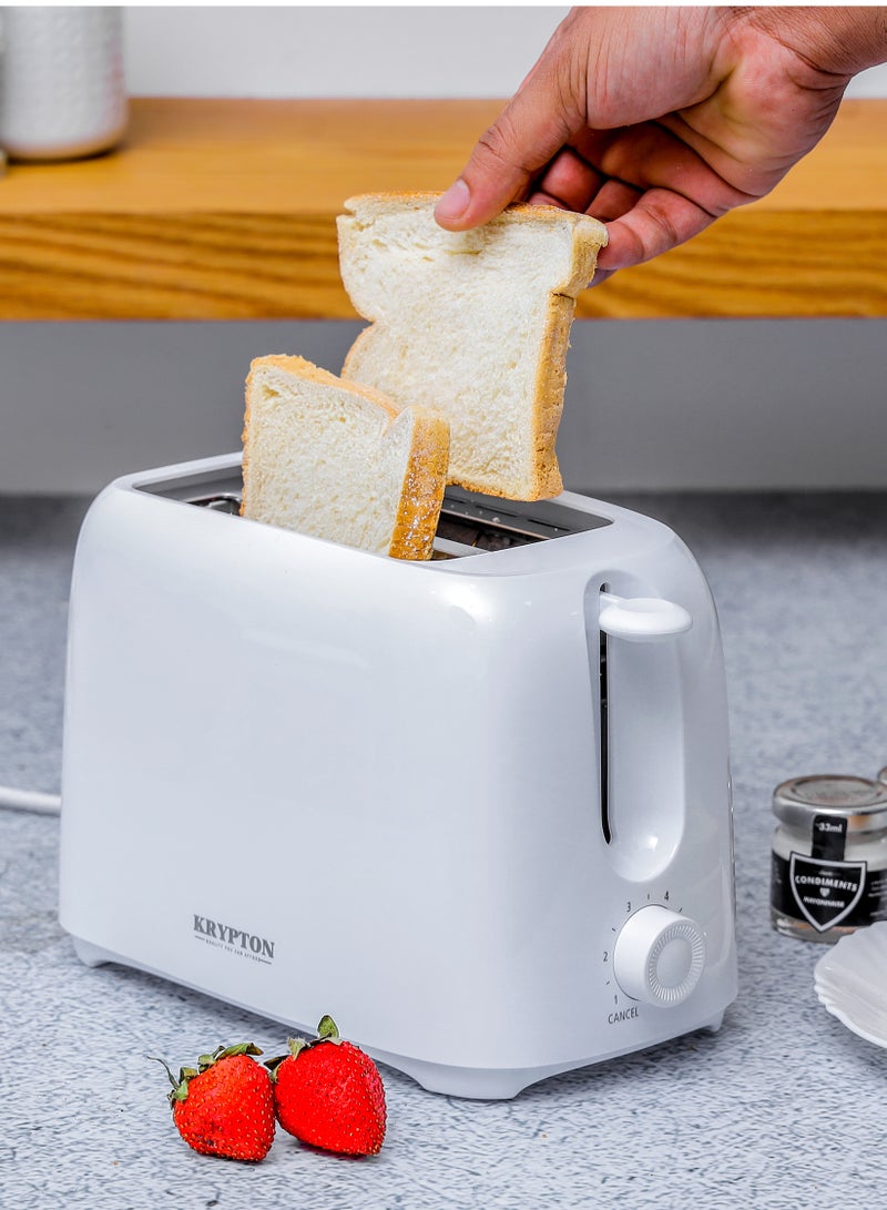 KRYPTON 700 Watt 2 Slice Slot Bread Toaster With 1.8 L Stainless Steel Electric Kettle combo set 700 W CKNBT6194+KNK6009 Multicolour  - Image 3