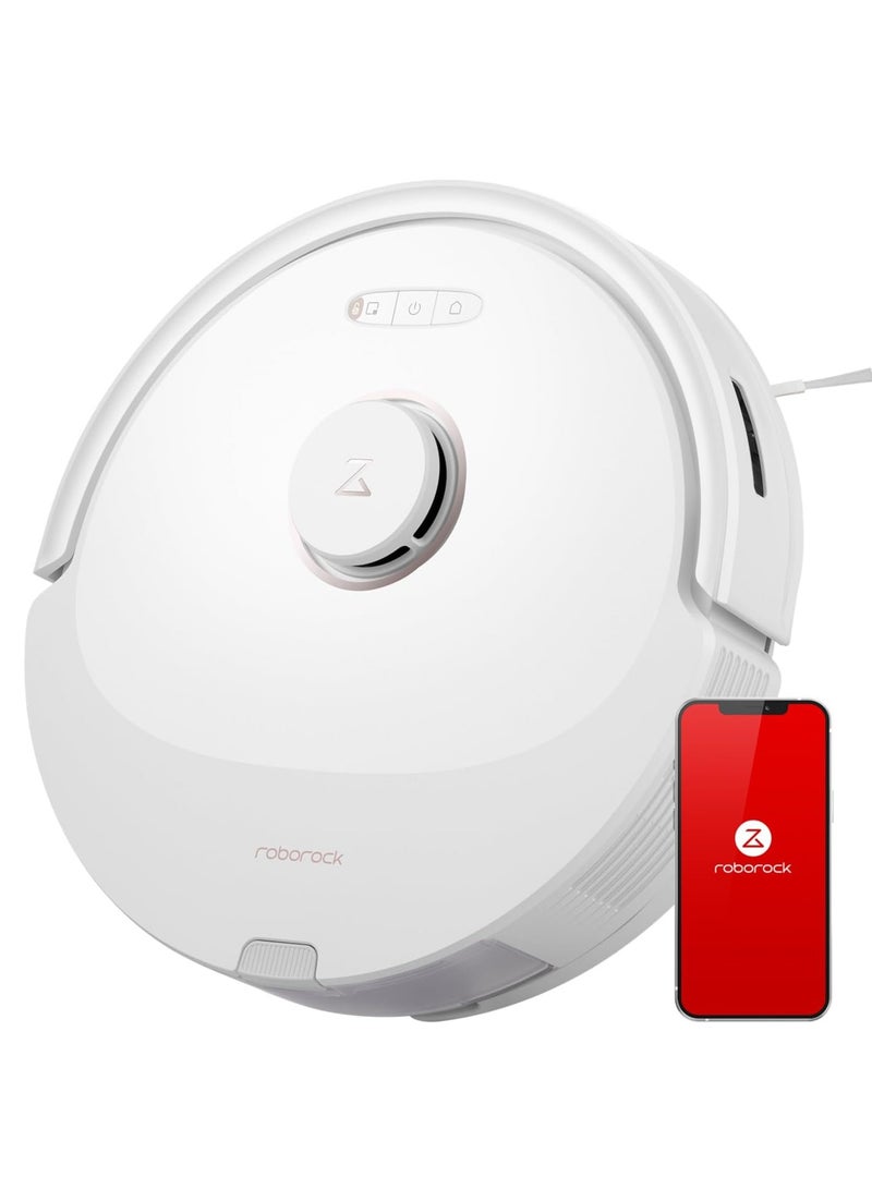 roborock - Q8 Max Robotic Vacuum And Mop Cleaner, DuoRoller Brush, 5500Pa Strong Suction, Lidar Navigation, Obstacle Avoidance, Multi-Level Mapping, Perfect For Pet Hair 470 ml 59 W Q8M02-00 White - Image 1