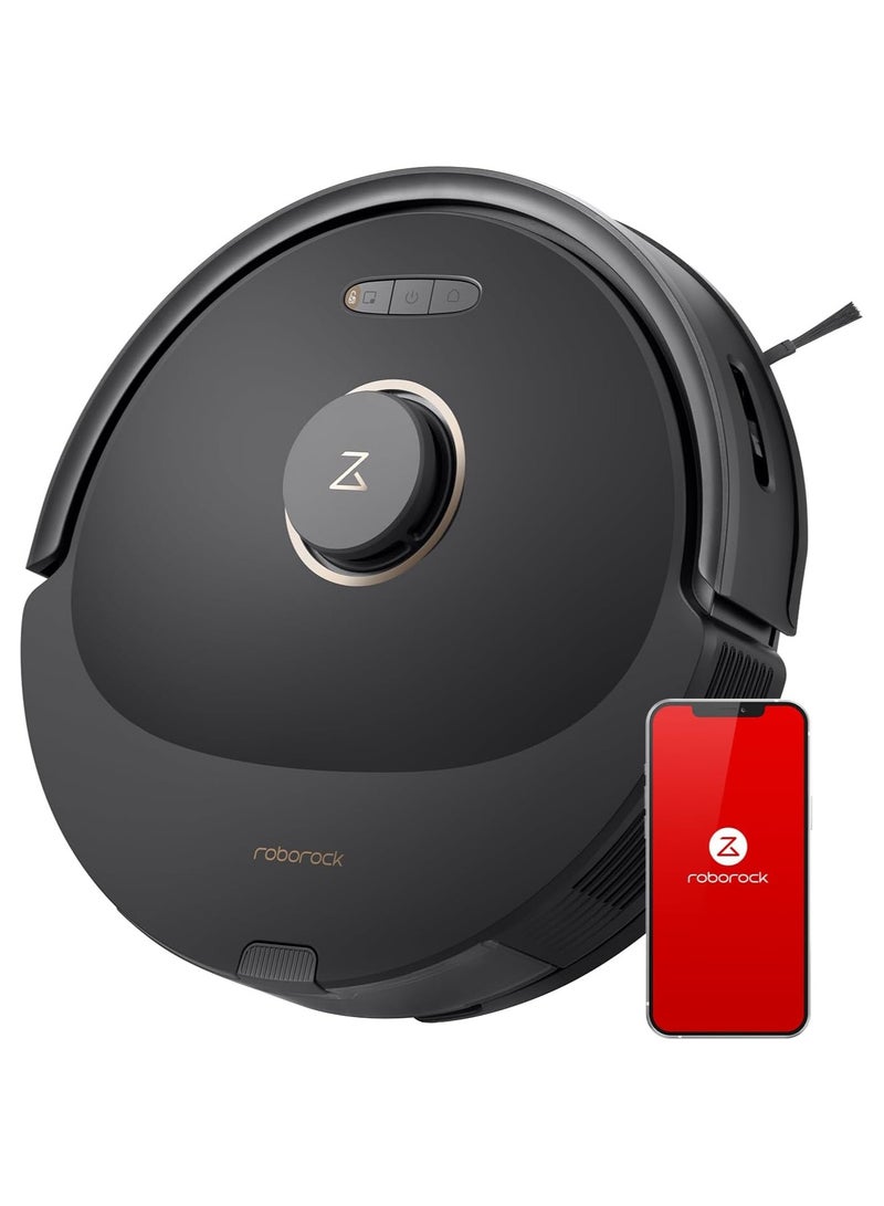 roborock - Q8 Max Robotic Vacuum And Mop Cleaner, DuoRoller Brush, 5500Pa Strong Suction, Lidar Navigation, Obstacle Avoidance, Multi-Level Mapping, Perfect For Pet Hair 470 ml 59 W Q8M52-00 Black - Image 1