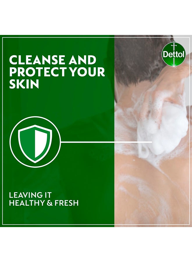 ديتول Cucumber And Icy Menthol Fragrance Hydra Cool Antibacterial Soap Bar 4 Pieces White 165grams  - Image 3