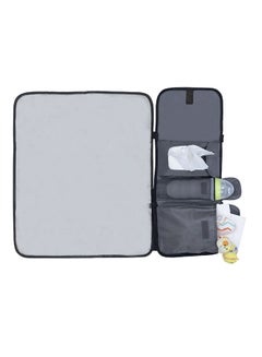 Moon MOON Portable Diaper Changing Station Waterproof Foldable Baby Travel Changing Bag Kit - Light Grey  - Image 1