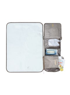 Moon MOON Portable Diaper Changing Station Waterproof Foldable Baby Travel Changing Bag Kit - Beige  - Image 1