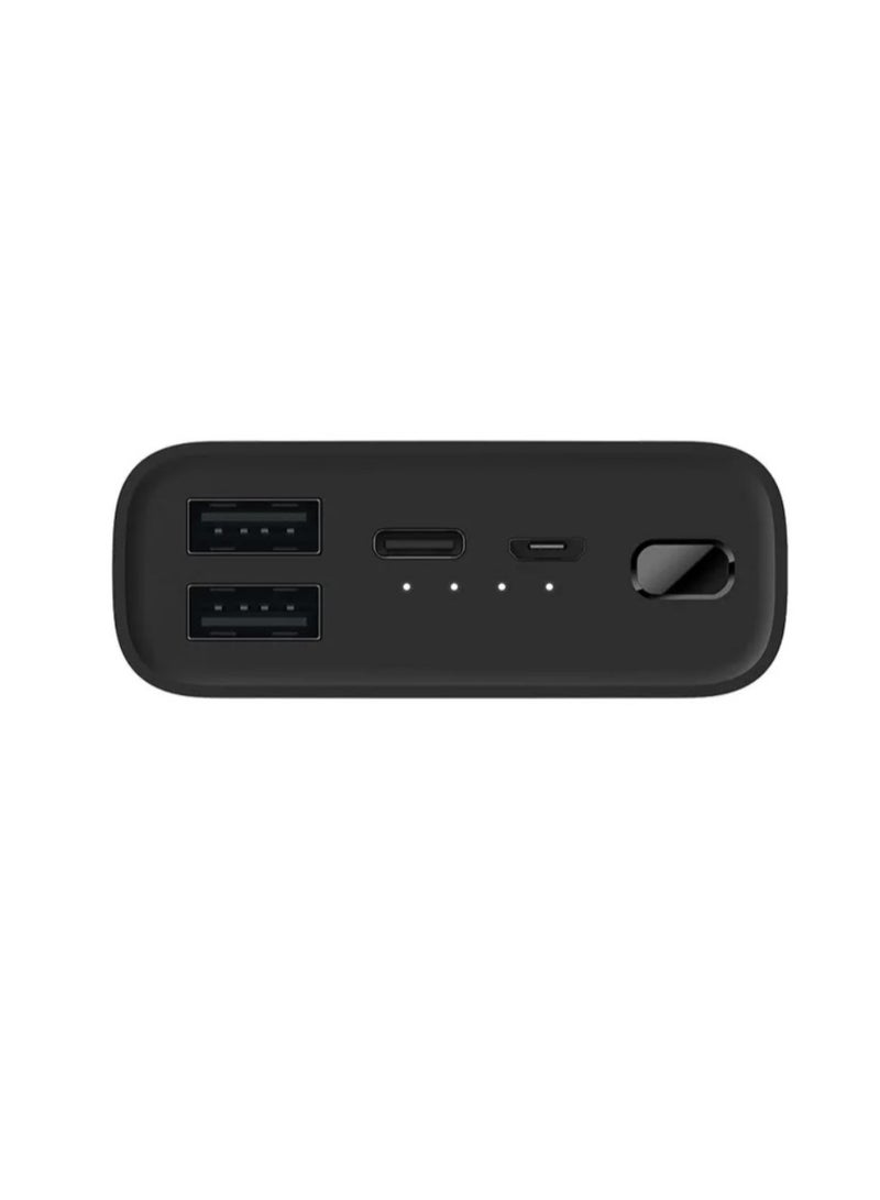 Xiaomi 10000mAh Mi Power Bank 3 Ultra Compact Black | Upto 22.5W Output | Support Low Voltage Charging Black - Image 3