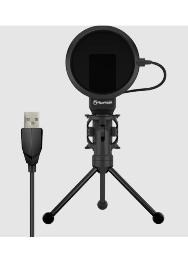 MARVO MARVO MIC-03 Wired Condenser USB Gaming Microphone  - Image 4