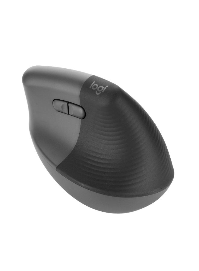Logitech - 910-006473 Wireless Mouse Vertical Mouse Graphite Black - Image 1