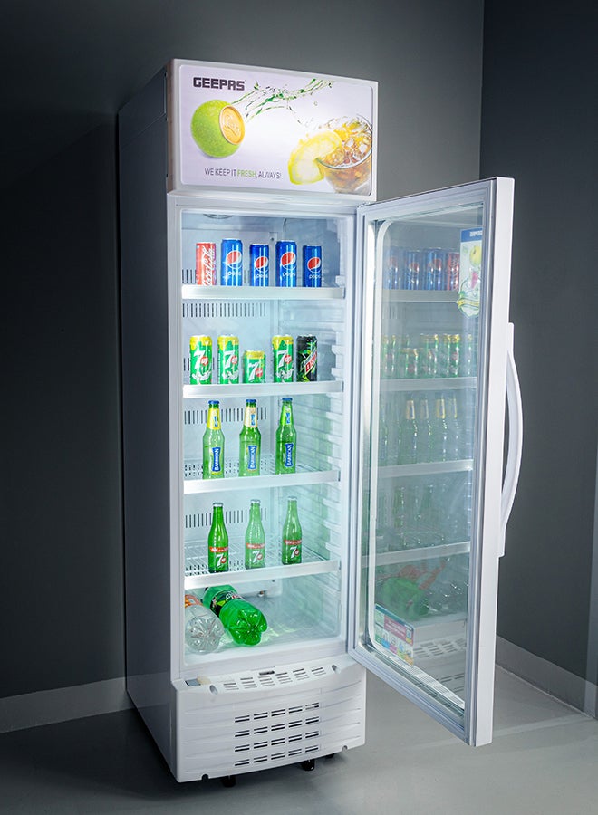 GEEPAS - Upright Showcase Refrigerator 150 W GSC2807WRE-1 White - Image 1