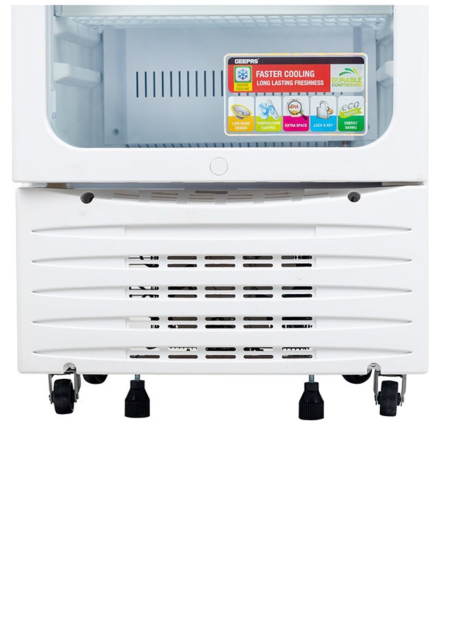 GEEPAS - Upright Showcase Refrigerator 150 W GSC2807WRE-1 White - Image 1