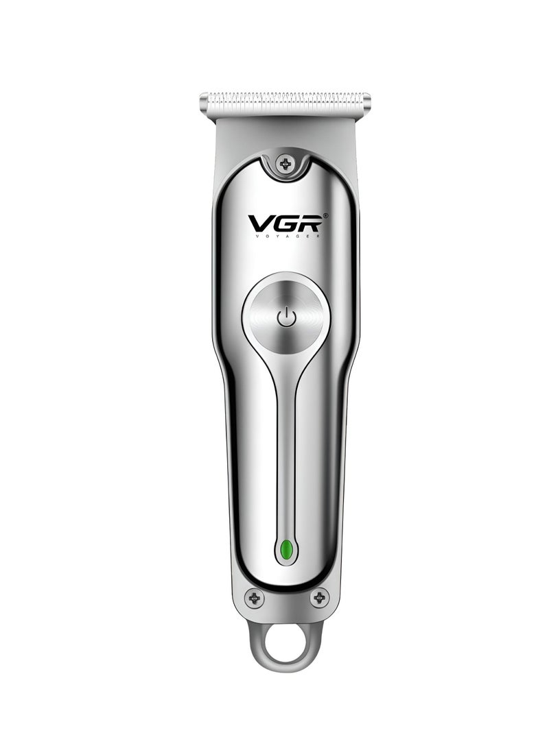 VGR - Hair Clipper Shaver 120Min Working Time 600mAh Battery With 3 Guide Comb Led Light Usb Charging For Home Travel Car Dormitory V-071 - Image 1