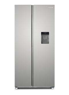 600L Side By Side Refrigerator With Water Dispenser, Multi Air Flow, Door Alarm, Recessed Handles, No Frost Cooling System, Electronic Touch, Temperature Control 600 L KR-SBS 600WM Inox - pnsku/N70019547V/45/_/1707299688/e6d97913-7d53-4e33-8778-6e367f6382de