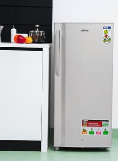 جيباس ثلاجة دايركت كول دور واحدة تذويب الثلج سعة 150 لترًا وقدرة 125 وات GRF2009SPE-1 رمادي  - Image 2