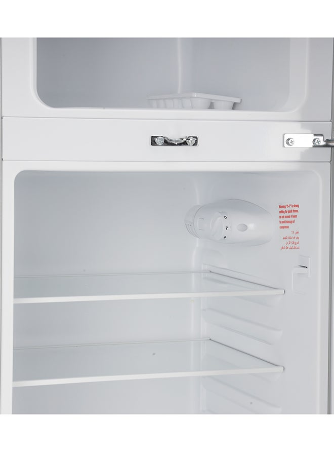 GEEPAS - Energy Saving Double Door Direct Cool Refrigerator With Faster Cooling 120 W GRF1857WPN-1 Grey - Image 1