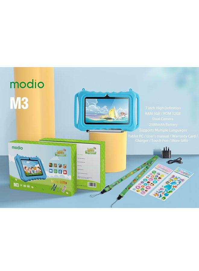 modio M3 Kids Android Tablet 7-Inch HD Display Blue 4GB RAM 64GB Wi-Fi – International Version  - Image 4