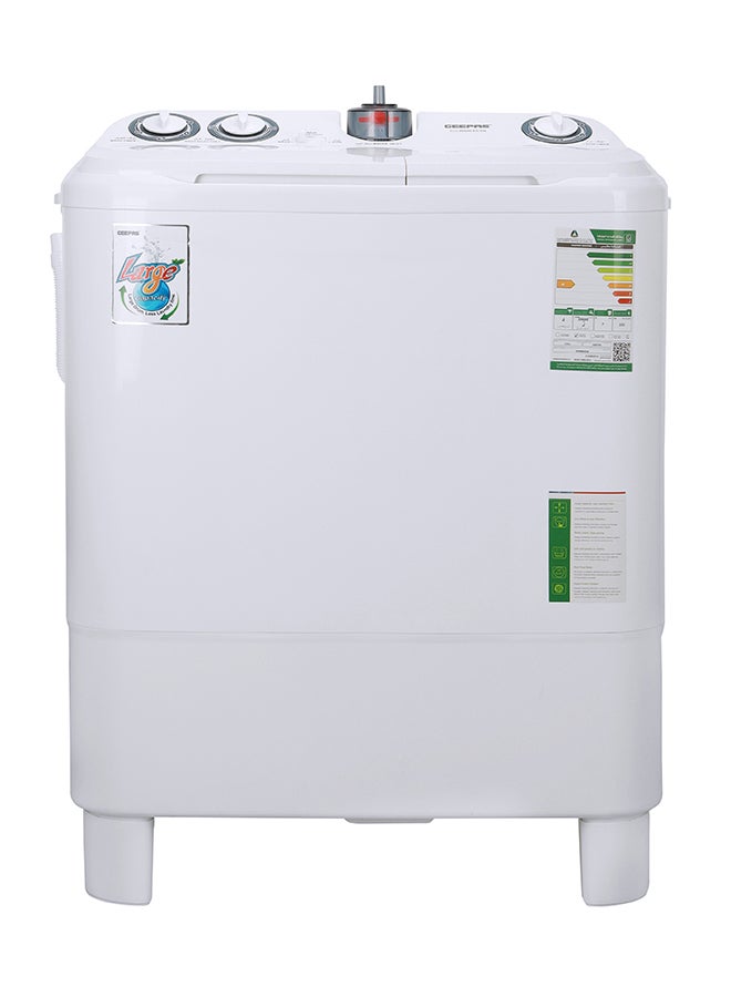 Semi Automatic Top Load Washing Machine With Durable Body 7 kg 670 W GSWM6493-1 White 