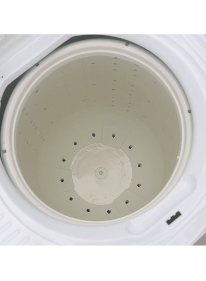 GEEPAS - Semi Automatic Top Load Washing Machine With Durable Body 7 kg 670 W GSWM6493-1 White - Image 1