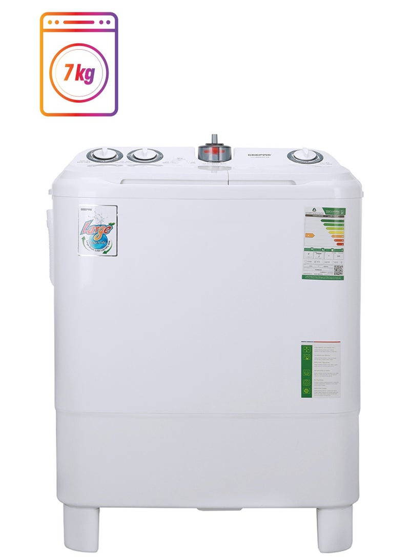 Semi Automatic Top Load Washing Machine With Durable Body 7 kg 670 W GSWM6493-1 White - pnsku/N70019574V/45/_/1740992109/b1ed1763-9988-4e3c-9fb0-5376dd8105ae