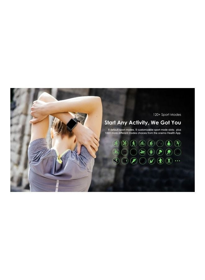 Oraimo - Watch 2 Pro OSW-32 BT Call Quickly Reply Health Monitor Smart Watch Black - Image 1