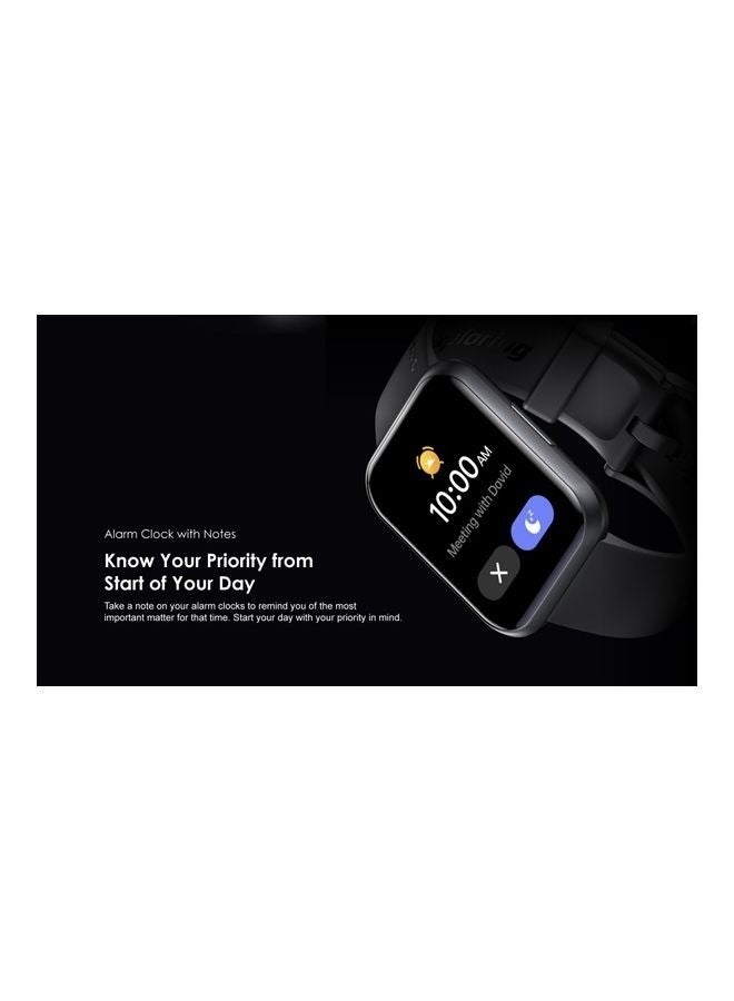 Oraimo - Watch 2 Pro OSW-32 BT Call Quickly Reply Health Monitor Smart Watch Black - Image 1