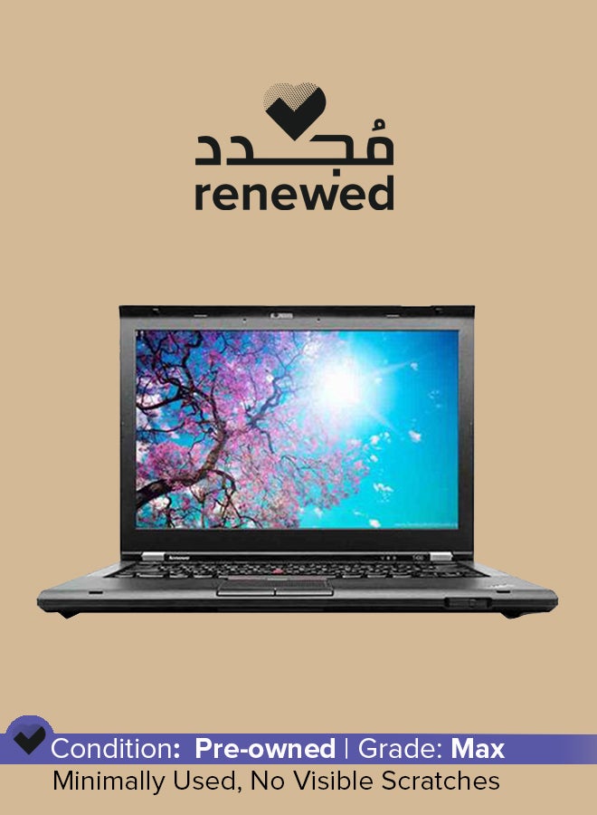 Renewed - ThinkPad T430 Laptop With 14-Inch Screen Display,Intel Core i5/3rd Generation/8GB RAM/128GB SSD/Windows 10 English black