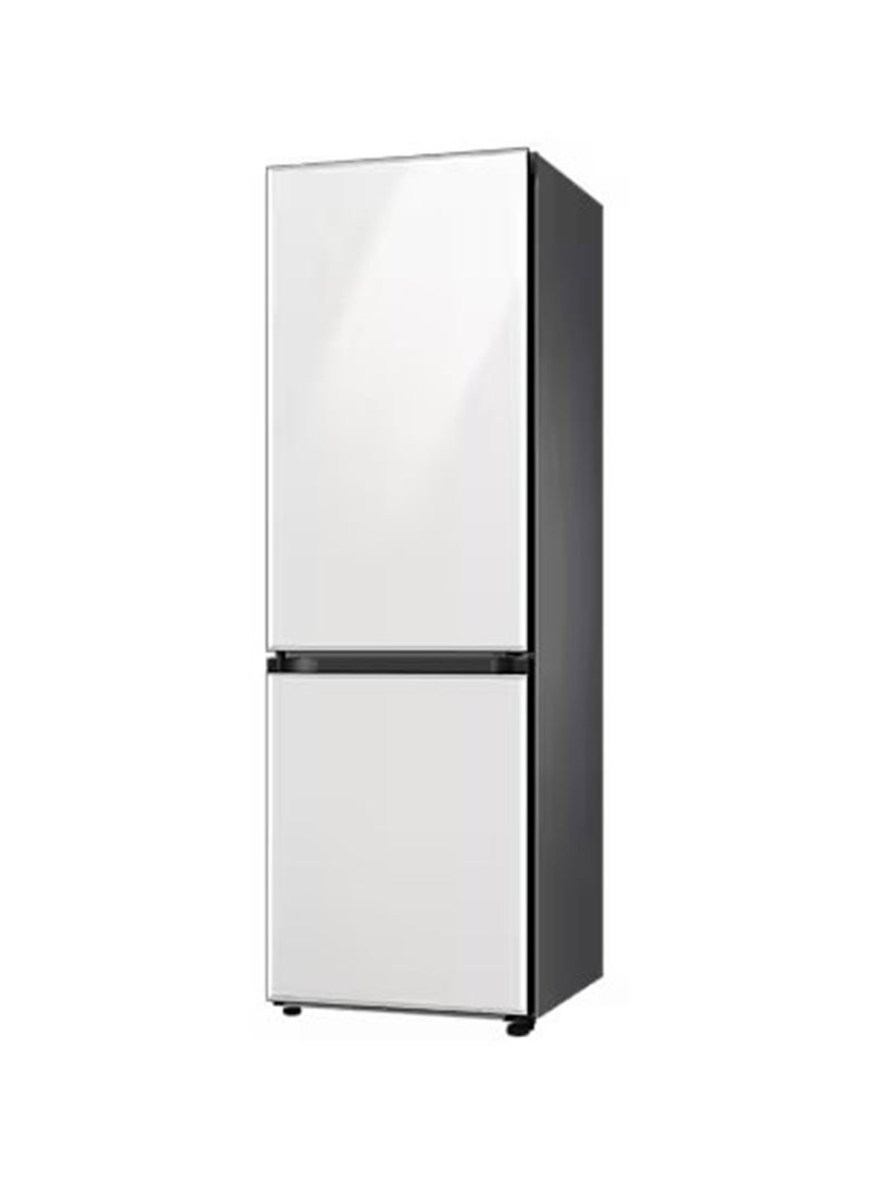 سامسونج ثلاجة سفلية بسعة إجمالية 350 لتر - سعة صافية 328 لتر، مصممة حسب الطلب، بدون صقيع، تبريد/تجميد قوي، تبريد شامل، تبريد معدني، عدة صواني، ضمان 20 سنة على ضاغط العاكس الرقمي، RB33T3662AP، أبيض كوتا - Image 2