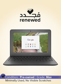 HP Renewed - Chromebook 11 G6 EE 11.6" Chromebook Intel Celeron 1.10 GHz 2 GB 16 GB Chrome OS English Black  - Image 1