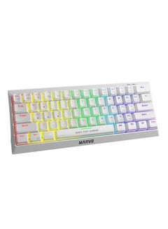 MARVO MARVO KG972W EN-WH-P Mechanical Wireless Gaming Keyboard GASKET Structure  - Image 1