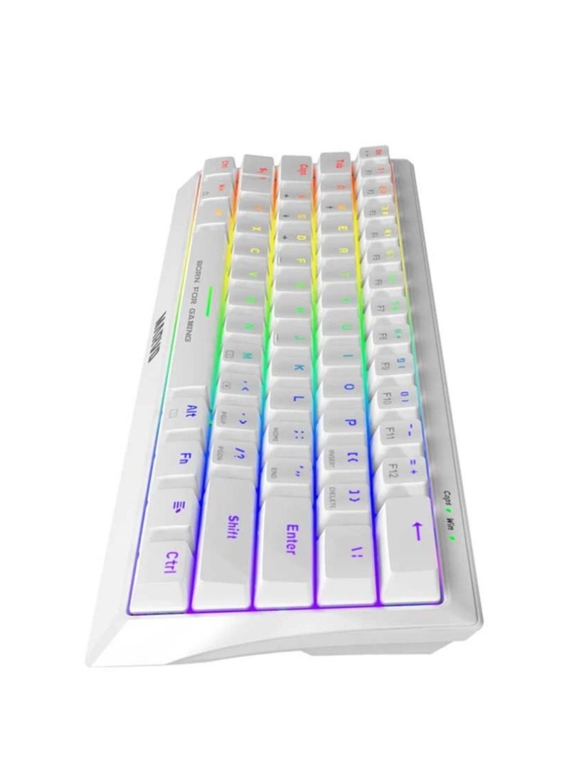 MARVO KG972W EN-WH-P Mechanical Wireless Gaming Keyboard GASKET Structure - Image 3